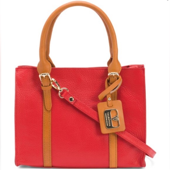NEW VALENTINA MADE IN ITALY LEATHER BAG